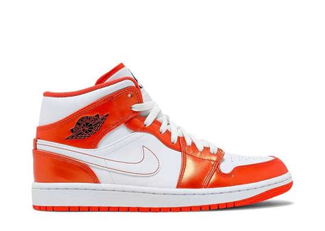 jordan one mid metallic orange